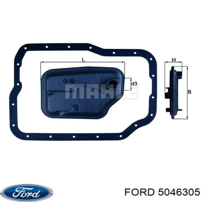 Фільтр коробки автомат Ford 5046305 ціна, від 25.30 USD