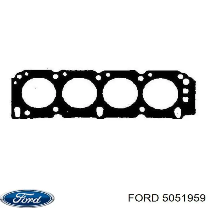 5051959 Ford прокладка головки блока циліндрів (гбц)