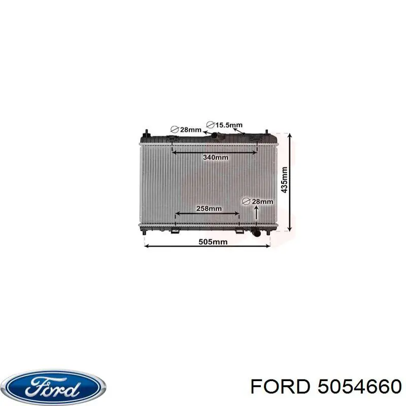 5054660 Ford радіатор охолодження двигуна
