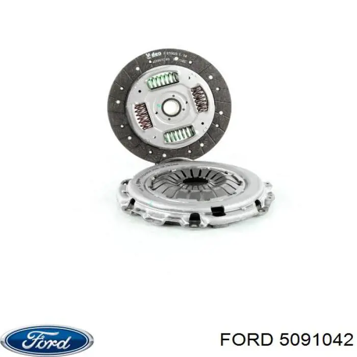 Комплект зчеплення (3 частини) 5091042 Ford