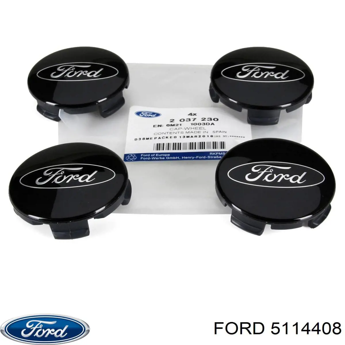 Гайка кріплення колеса Ford 5114408 ціна, від 3.43 USD