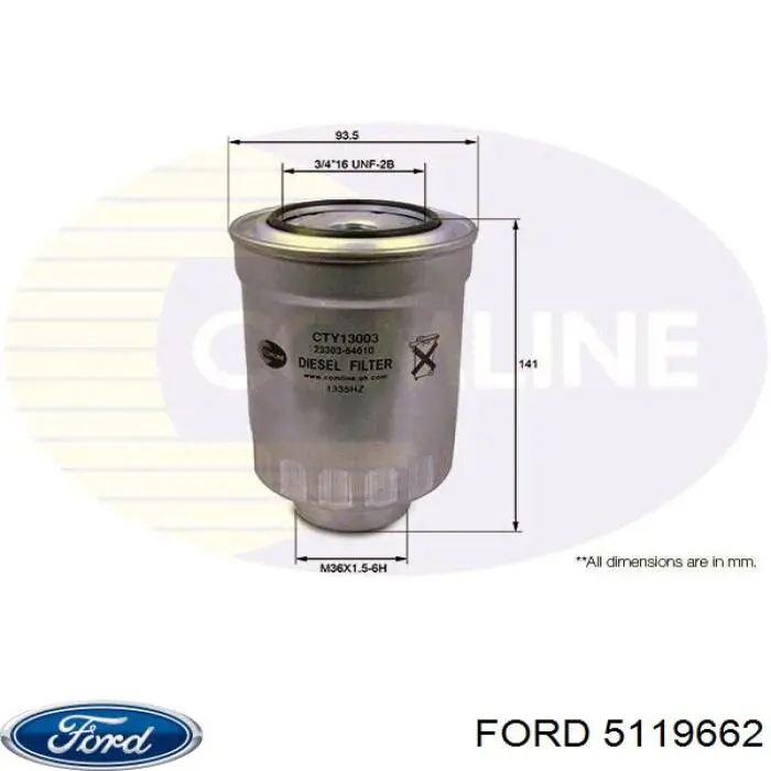 Купити 5119662 Ford Фільтр-відстійник палива грубої очистки
