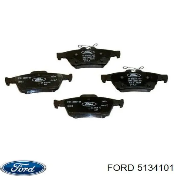 5134101 Ford колодки гальмові задні, дискові