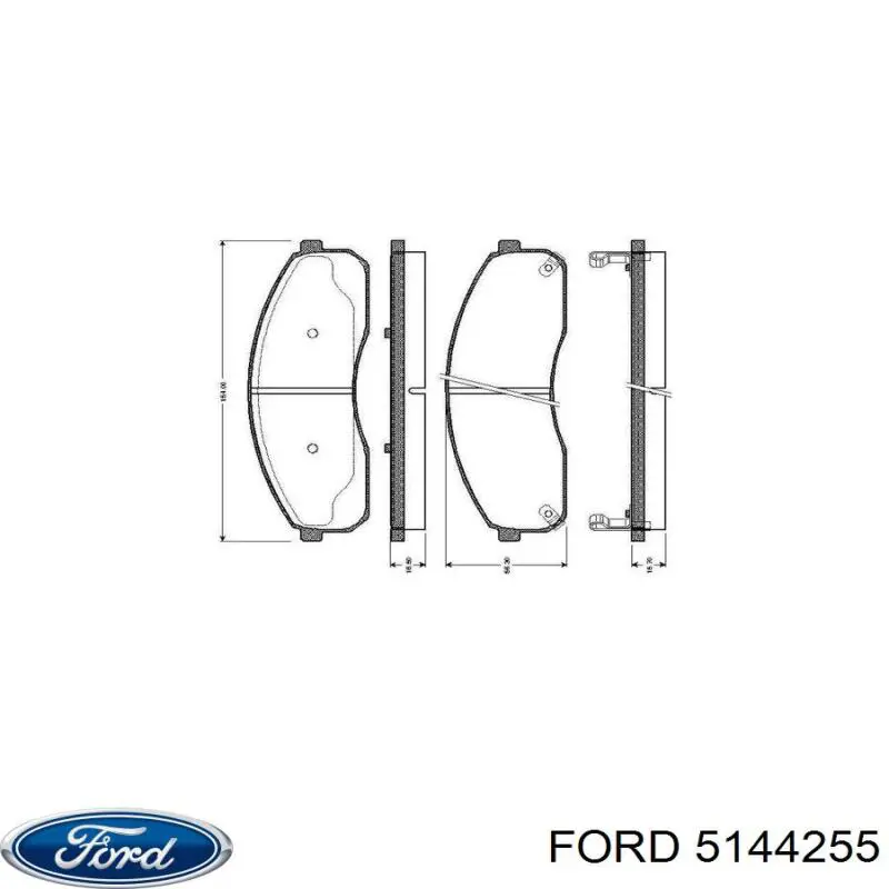 Лямбдазонд, датчик кисню до каталізатора 5144255 Ford