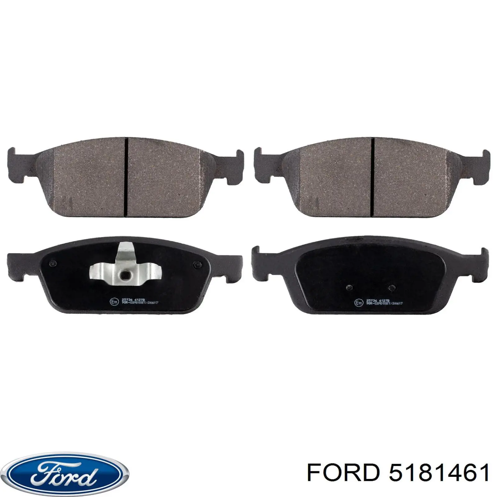 Гальмівні колодки Ford 5181461 ціна, від 31.63 USD
