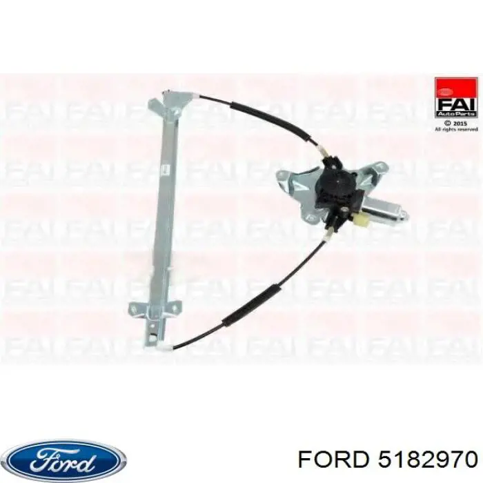 Купити 5182970 Ford Механізм стеклопідйомника водійських дверей
