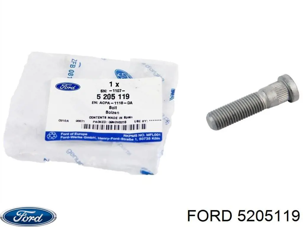  Ford 5205119 ціна, від 15.08 USD