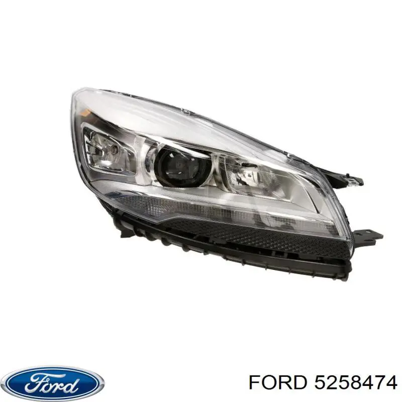 Фара передня права Ford 5258474 ціна, від 897.77 USD