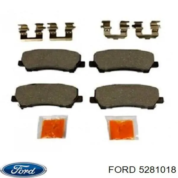 5281018 Ford Колодки гальмівні задні, дискові