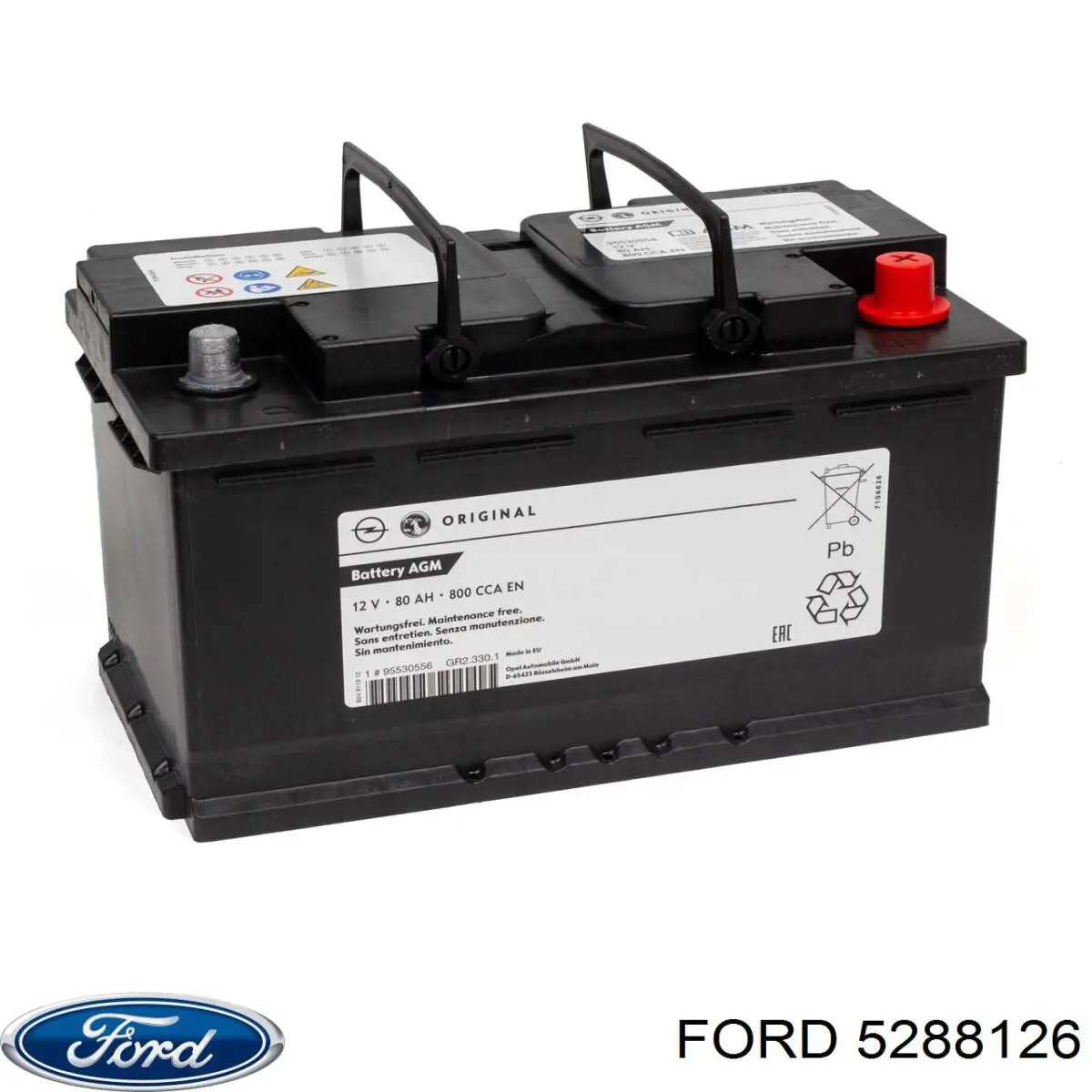 Купити Акумулятор Ford Ємність 80А/г 5288126