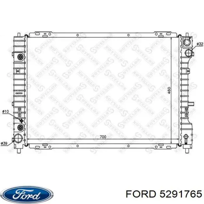 Купити 5291765 Ford Радіатор двигуна