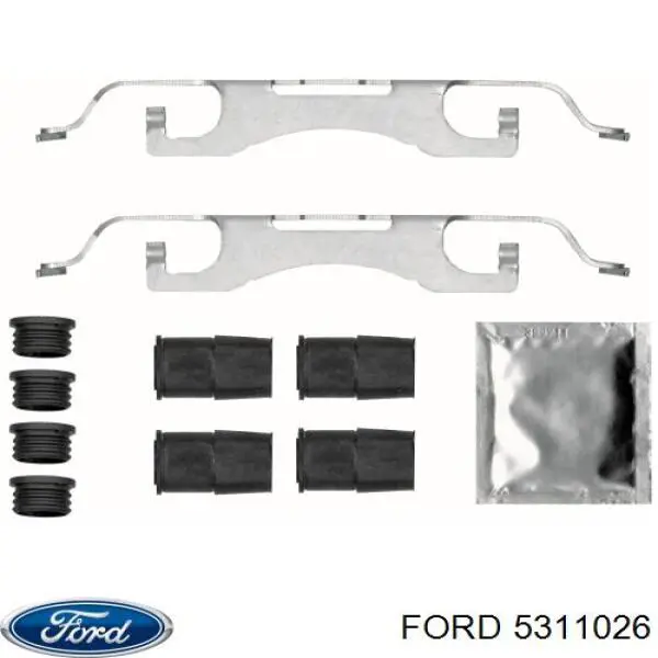 Ремкомплект гальмівних колодок Ford S-Max (CDR) (Форд S-Max)
