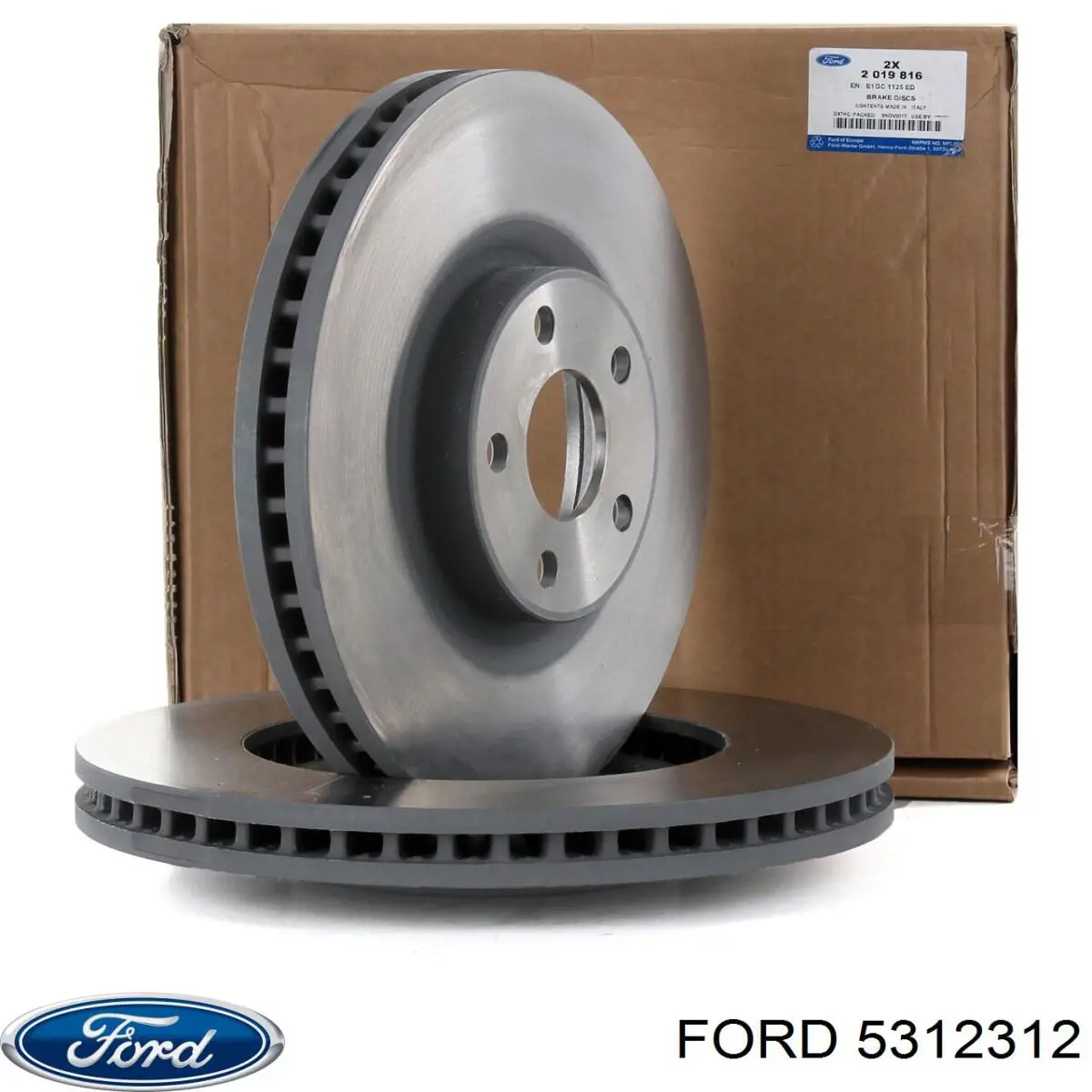 Диск гальмівний передній Ford 5312312