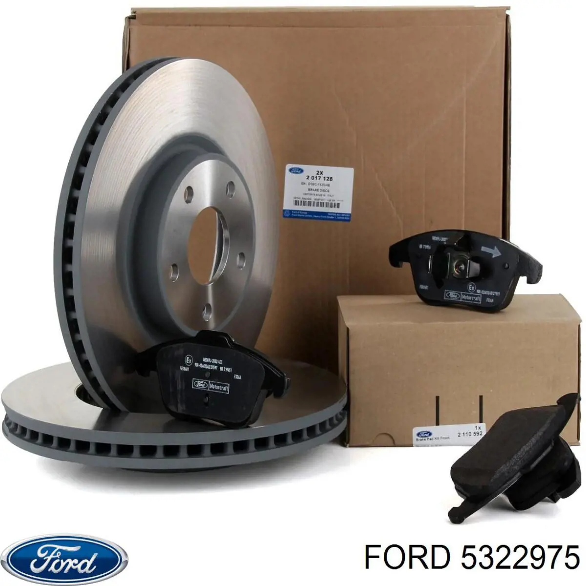 Диск переднього гальма Ford 5322975 ціна, від 66.27 USD