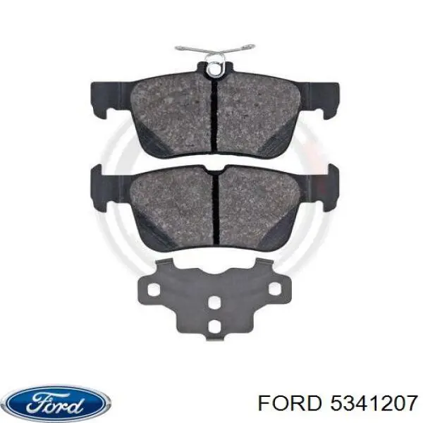 Задні гальмівні колодки 5341207 Ford