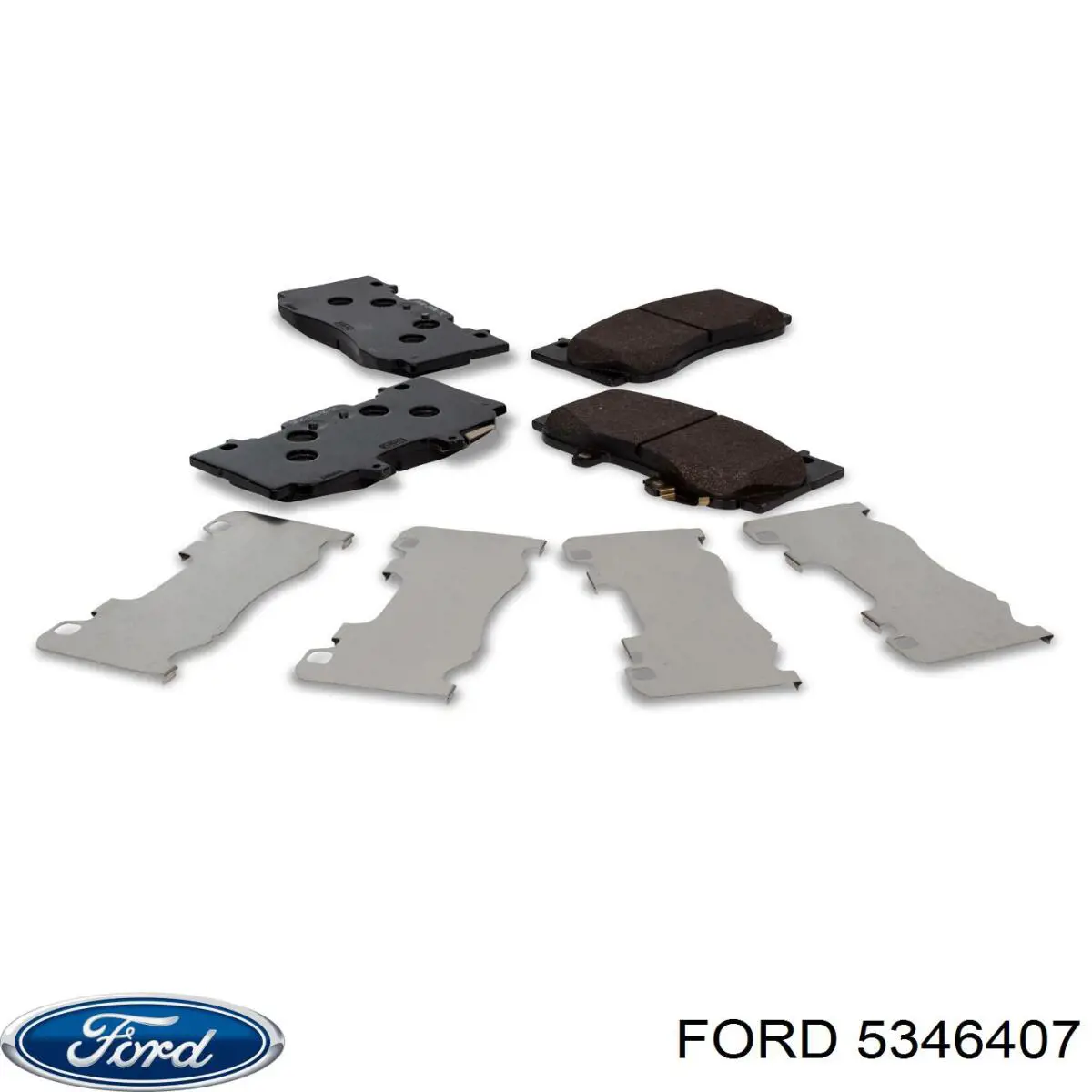 Передні тормозні колодки 5346407 Ford