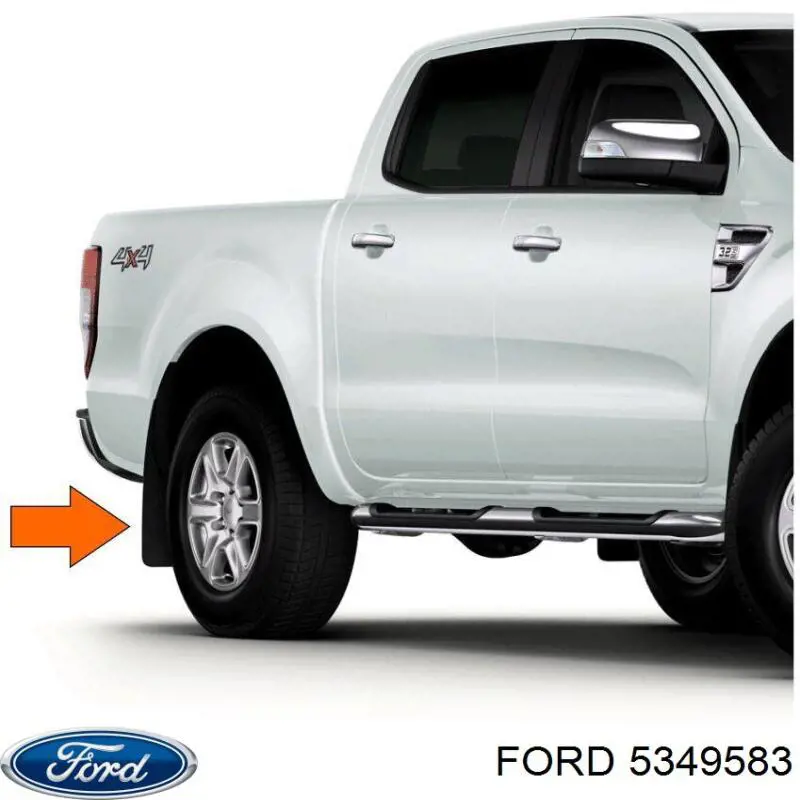 2273347 Ford Бризговик задній, правий