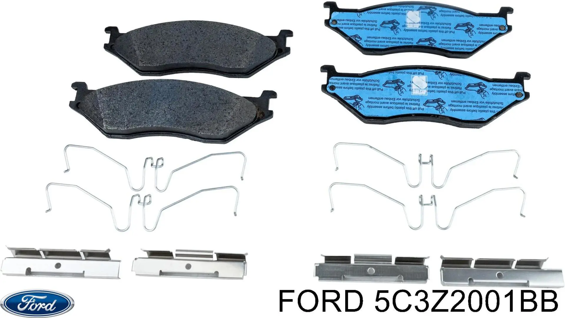 Передні тормозні колодки 5C3Z2001BB Ford