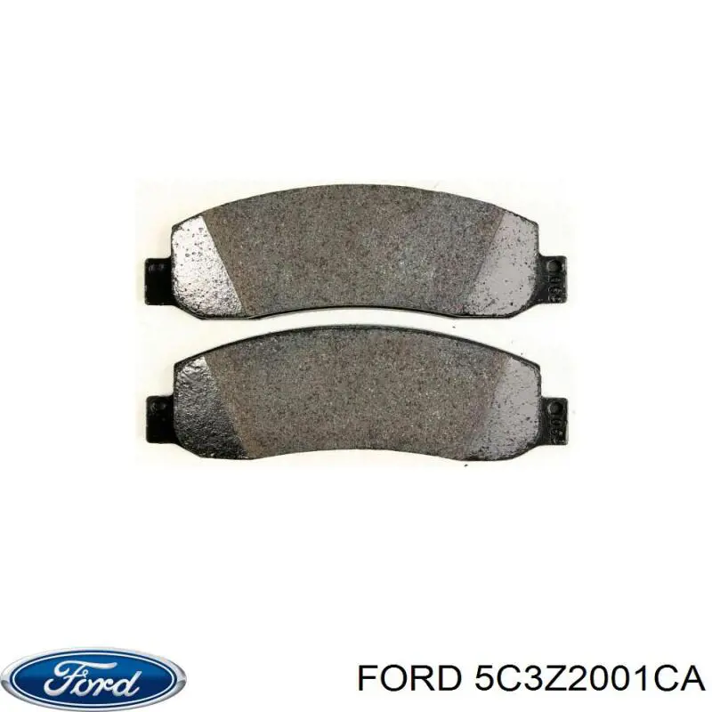 Гальмівні колодки Ford 5C3Z2001CA ціна, від 84.29 USD
