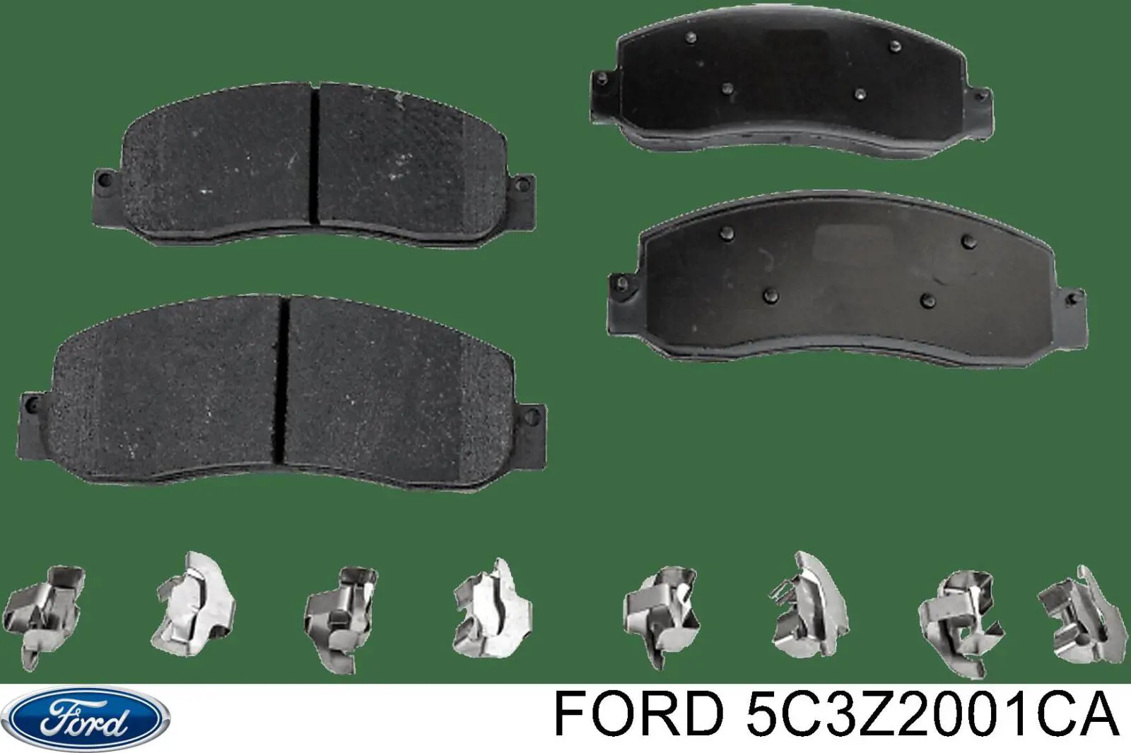 5C3Z2001CA Ford Передні гальмівні колодки