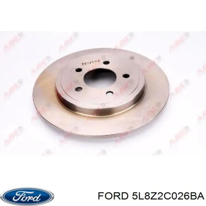 Диск гальмівний задній 5L8Z2C026BA Ford