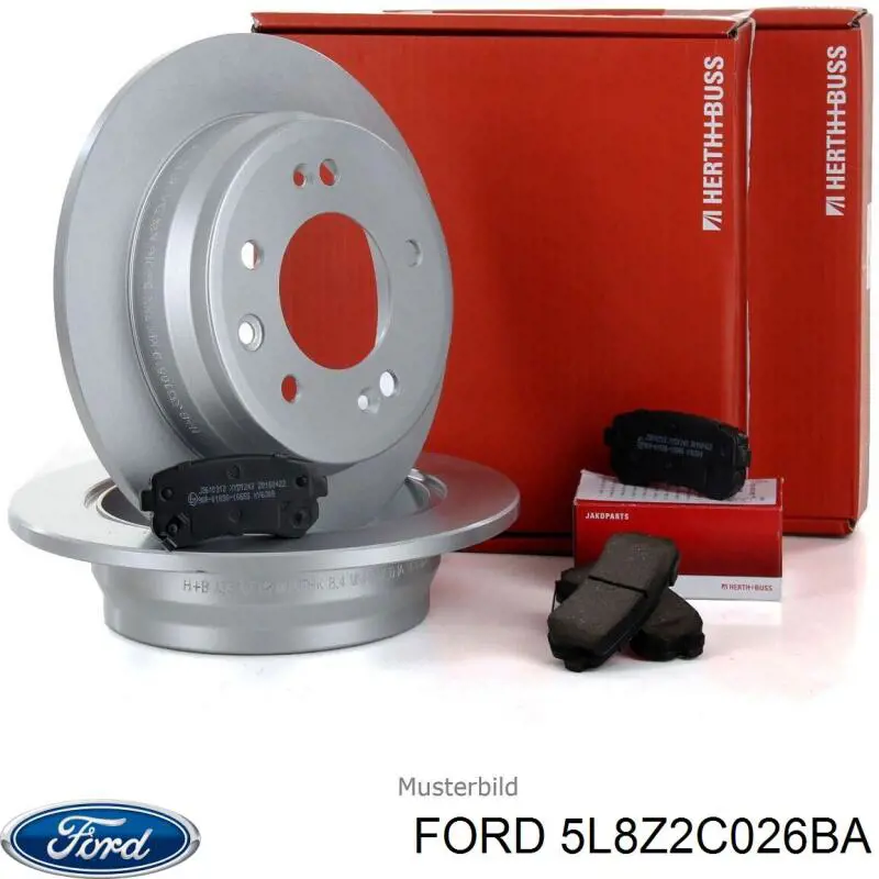 Задні дискові гальма Ford 5L8Z2C026BA ціна, від 45.47 USD