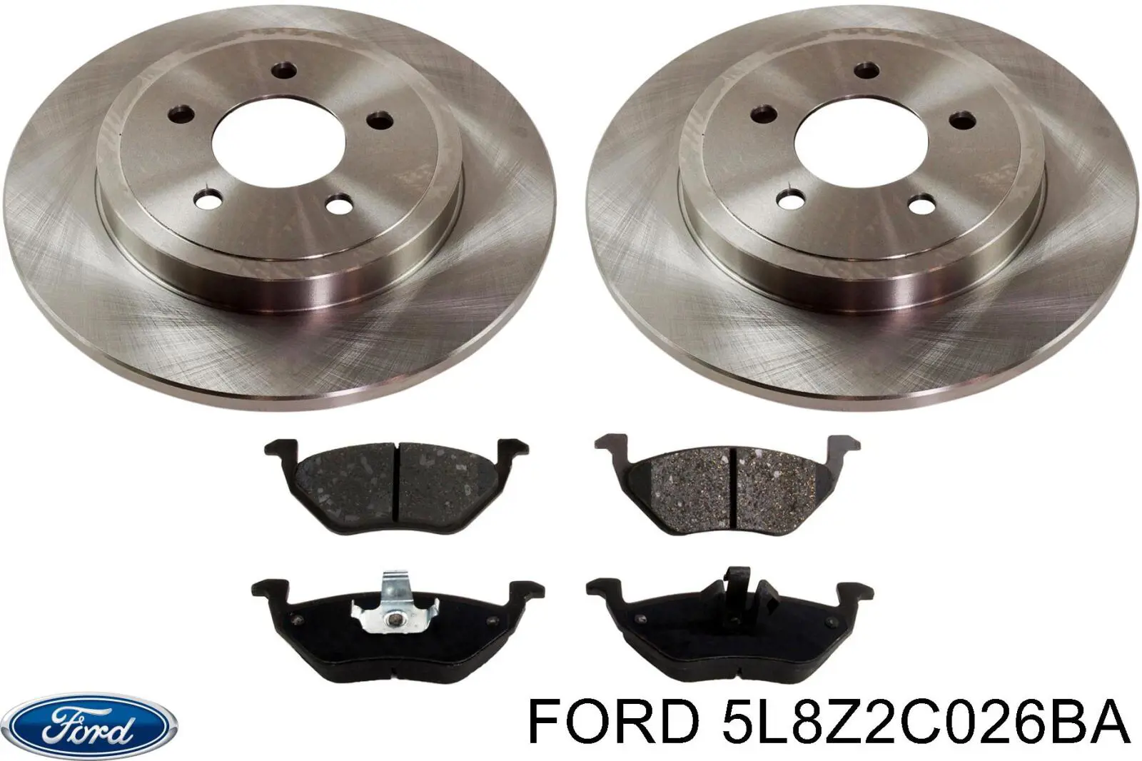 Диск гальмівний задній Ford 5L8Z2C026BA