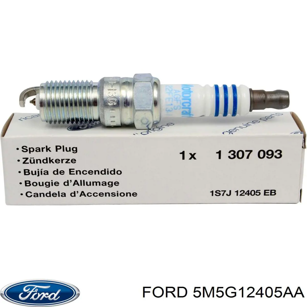 Свічки запалювання 5M5G12405AA Ford