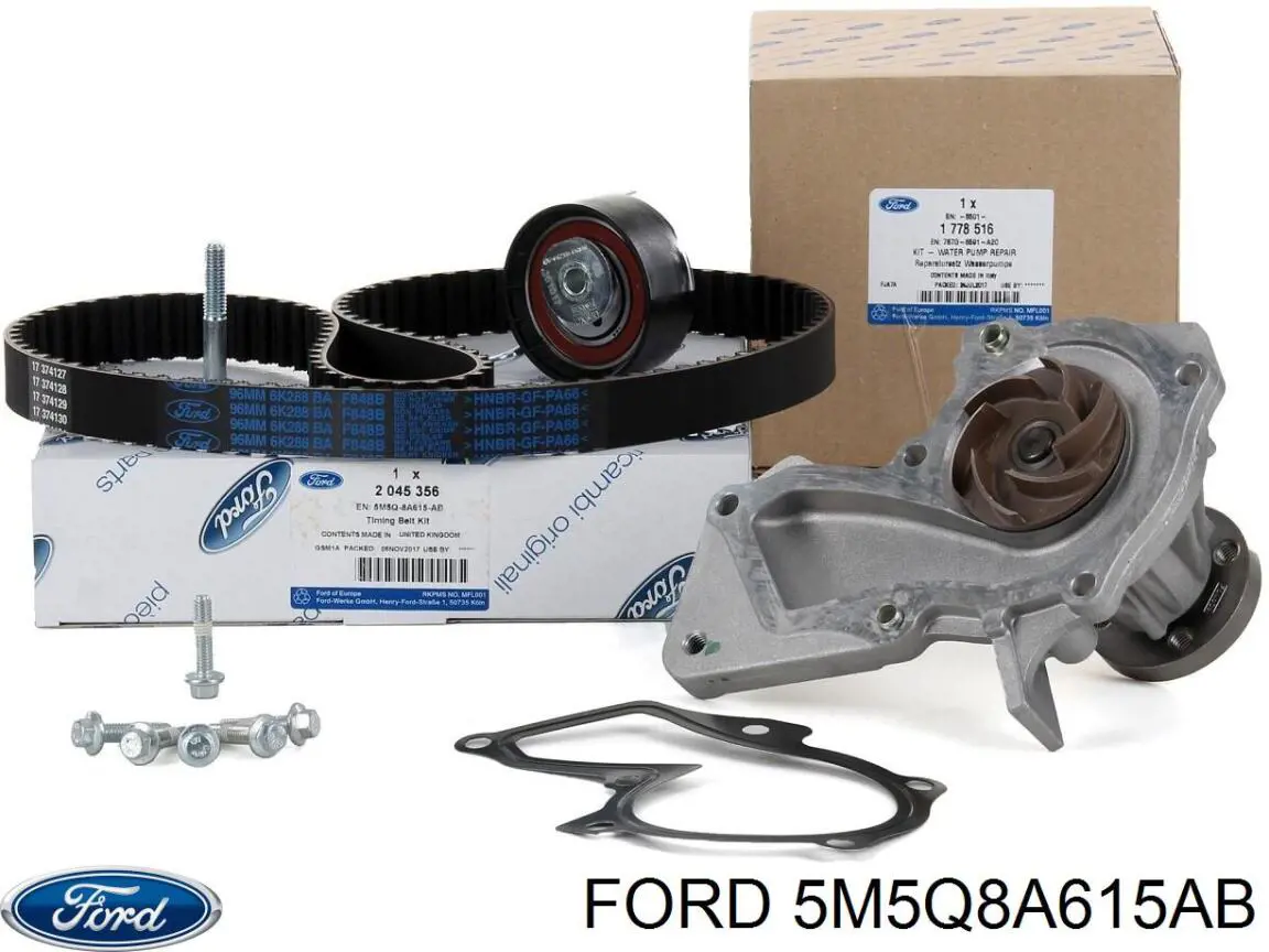 5M5Q8A615AB Ford Ремінь ГРМ, комплект