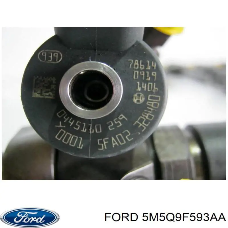 5M5Q9F593AA Ford форсунка вприску палива