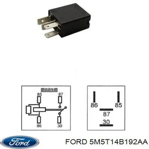 Реле вентилятора 5M5T14B192AA Ford