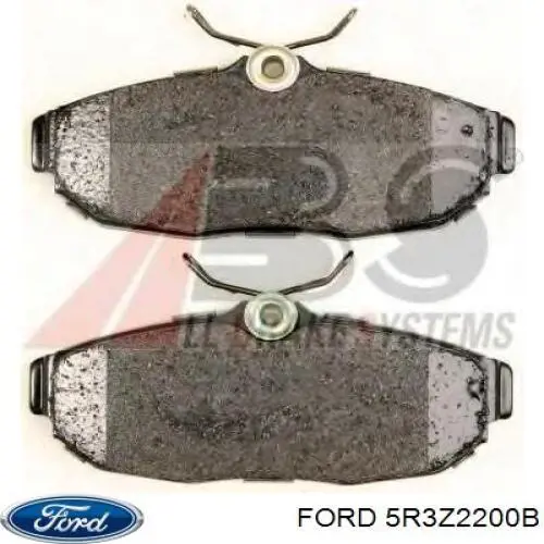 Задні гальмівні колодки Ford 5R3Z2200B ціна, від 33.02 USD