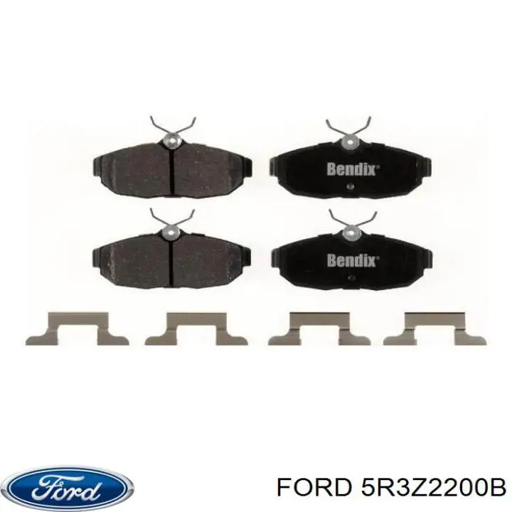 Купити 5R3Z2200B Ford Задні колодки