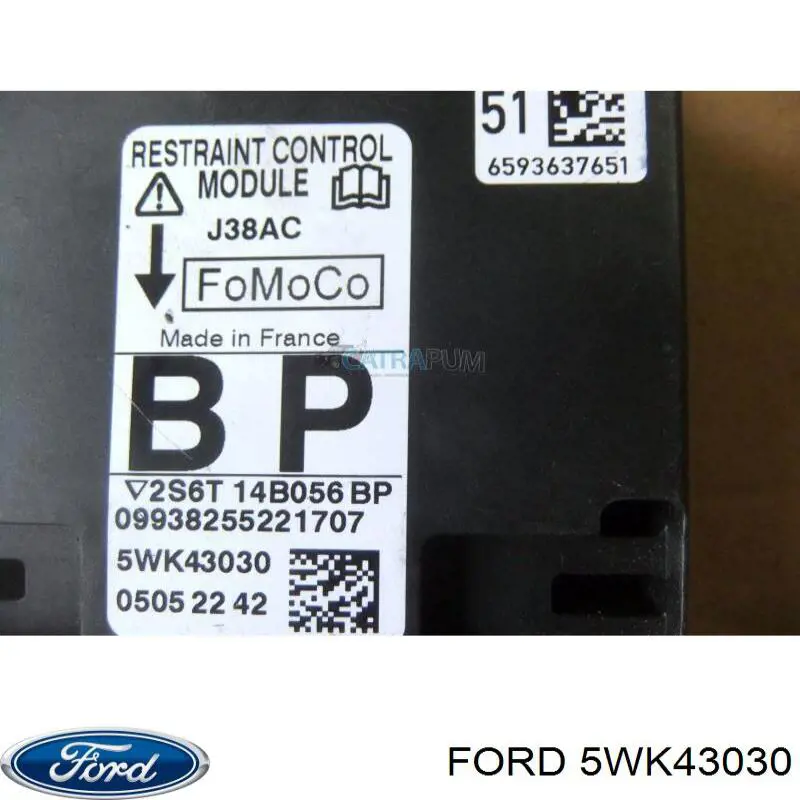 Модуль-процесор керування подушки безпеки Ford 1232205 ціна, від 7.90 USD