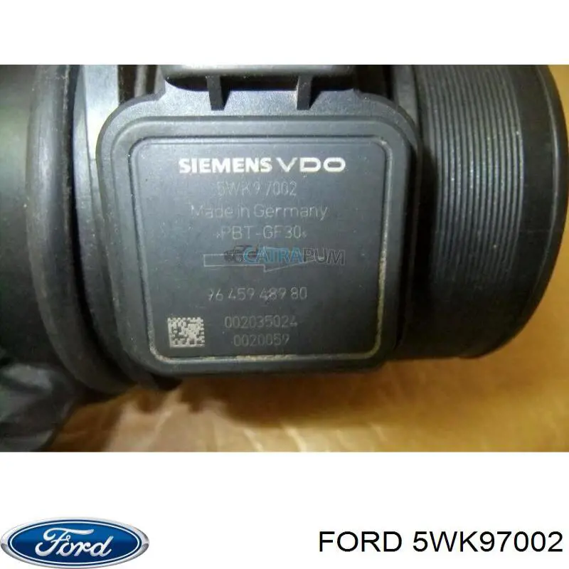 Датчик масової витрати повітря Ford 5WK97002 ціна, від 64.29 USD