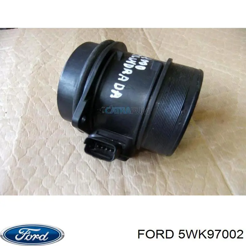 5WK97002 Ford датчик потоку (витрати повітря, витратомір MAF - (Mass Airflow))
