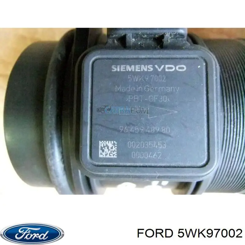 5WK97002 Ford Датчик витрати повітря