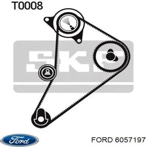 Ремінь ГРМ 6057197 Ford