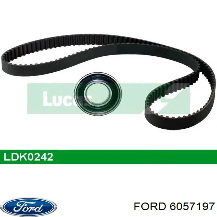 Купити 6057197 Ford Ремінь газорозподільного механізму