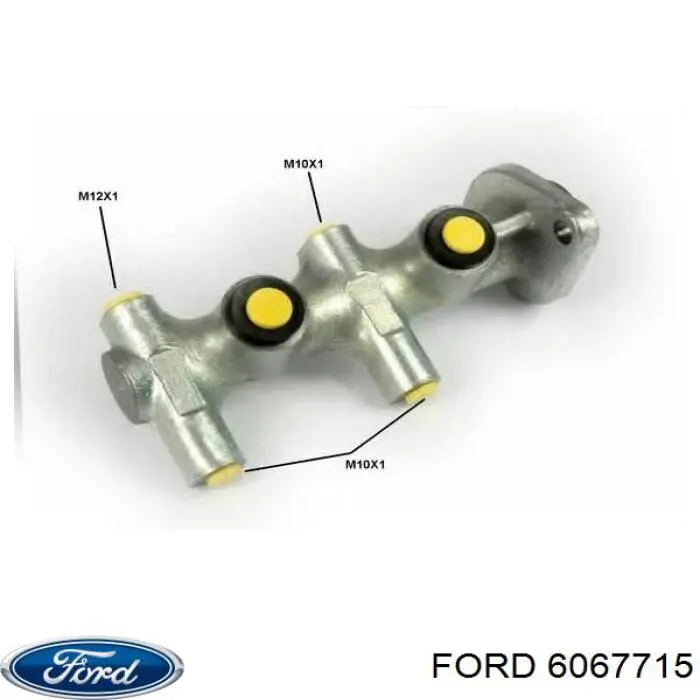 Головний гальмівний циліндр 6067715 Ford