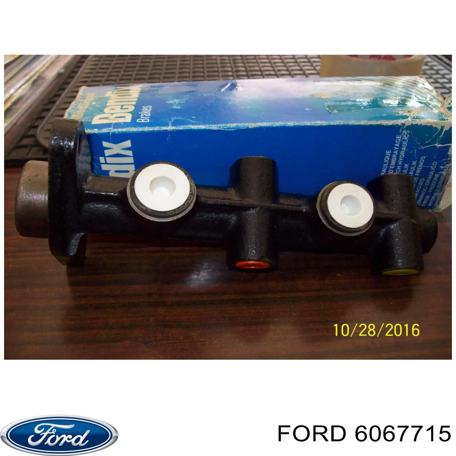 1613087 Ford Циліндр гальмівний, головний