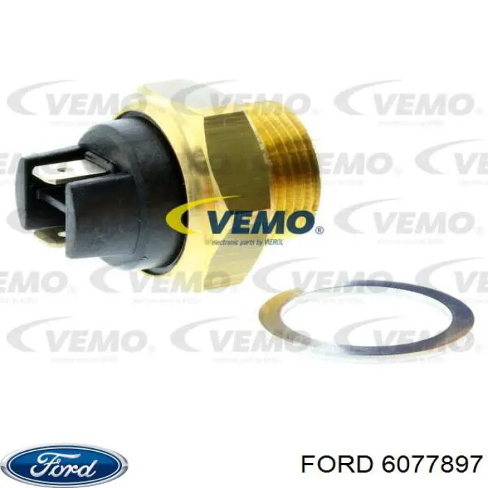 6077897 Ford термо-датчик включення вентилятора радіатора