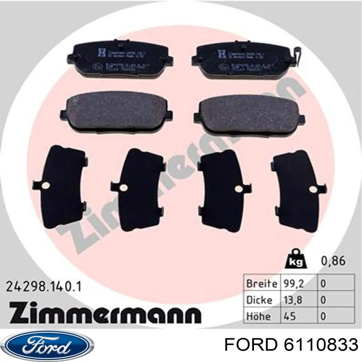 Скло-кватирка двері, задній, лівою Ford 1604902 ціна, від 13.28 USD