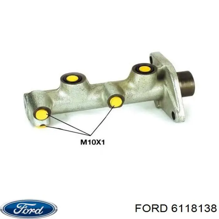 Купити 6118138 Ford Головний гальмівний циліндр