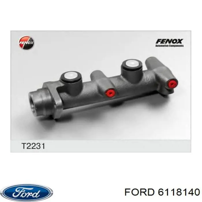 Циліндр головний гальма (Гідротормоз) Ford 6118140 ціна, від 33.95 USD