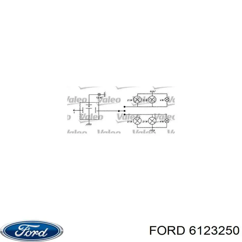 Купити 6123250 Ford Реле поворотів