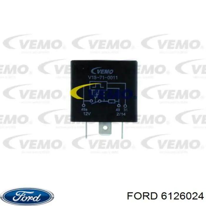 Купити 6126024 Ford Реле поворотів