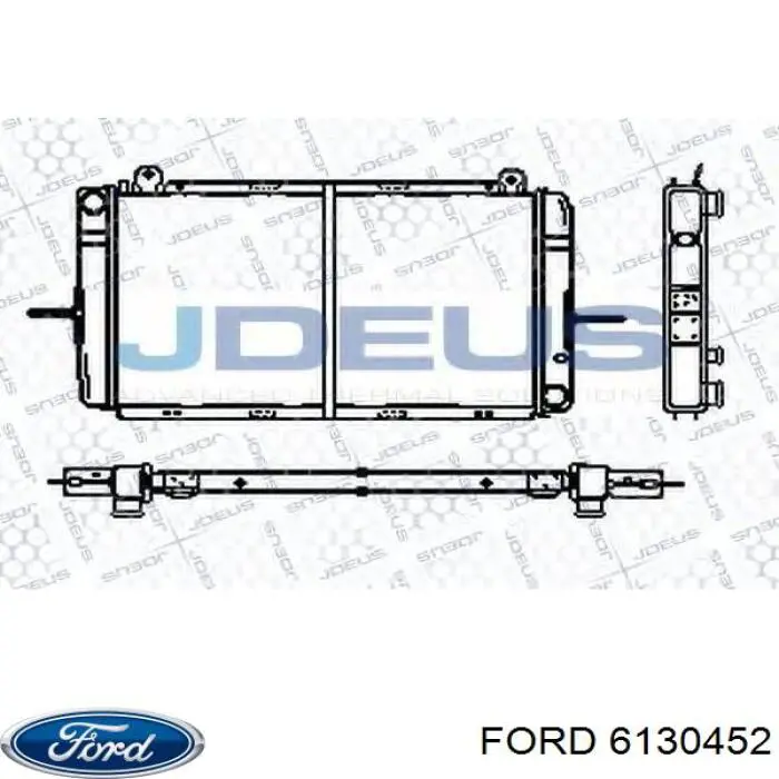 Купити 6130452 Ford Радіатор двигуна