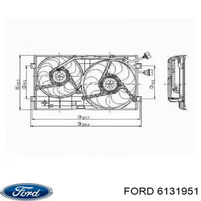 Фара правая Ford 1059442 ціна, від 22.55 USD