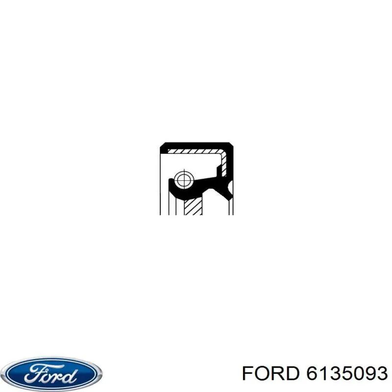 Обойма сальника колінвалу, переднього Ford Fiesta 2 (FBD) (Форд Фієста)